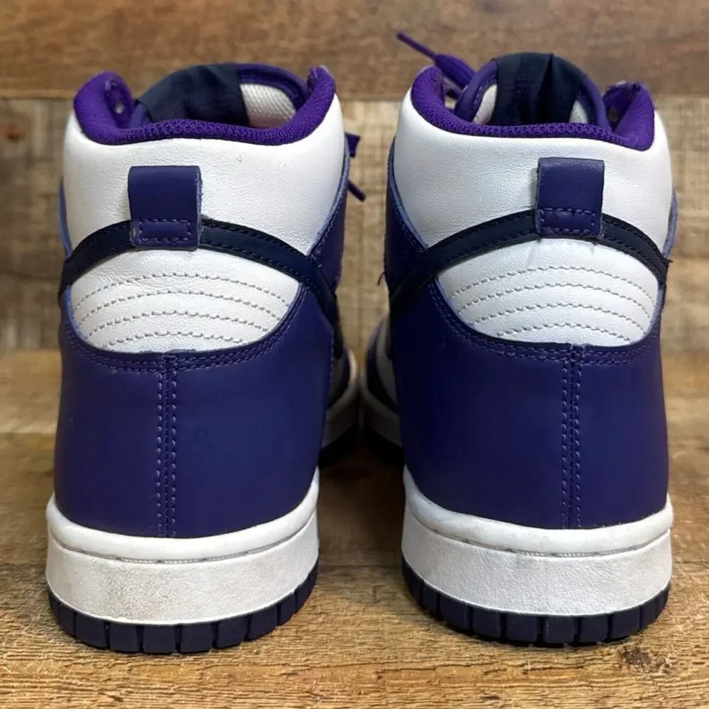 Nike Dunk High GS High Top Shoes Electro Purple Midnight Navy Size 6 6Y